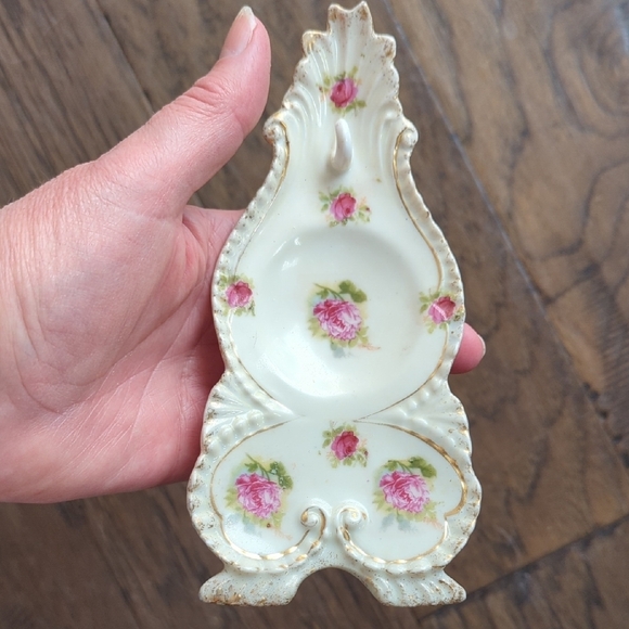 Porcelain Accessories - Antique Porcelain Watch Stand